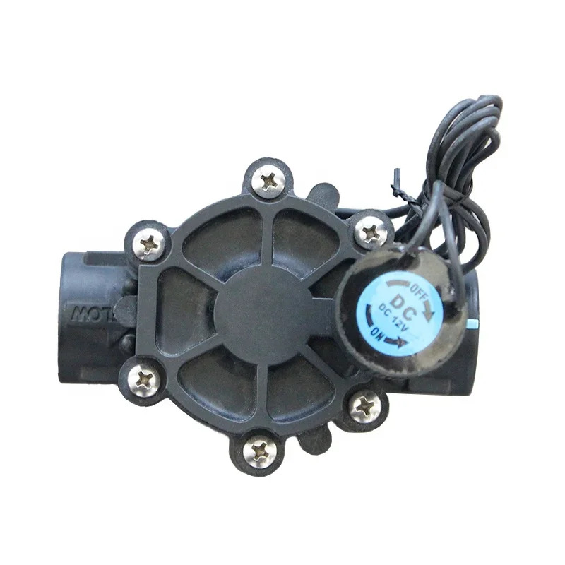 12V 24V 110V 220V 230V DC AC 3/4 1 1.5 2인치 2/2방향 상시 닫힘 플라스틱 PVC 관개수전