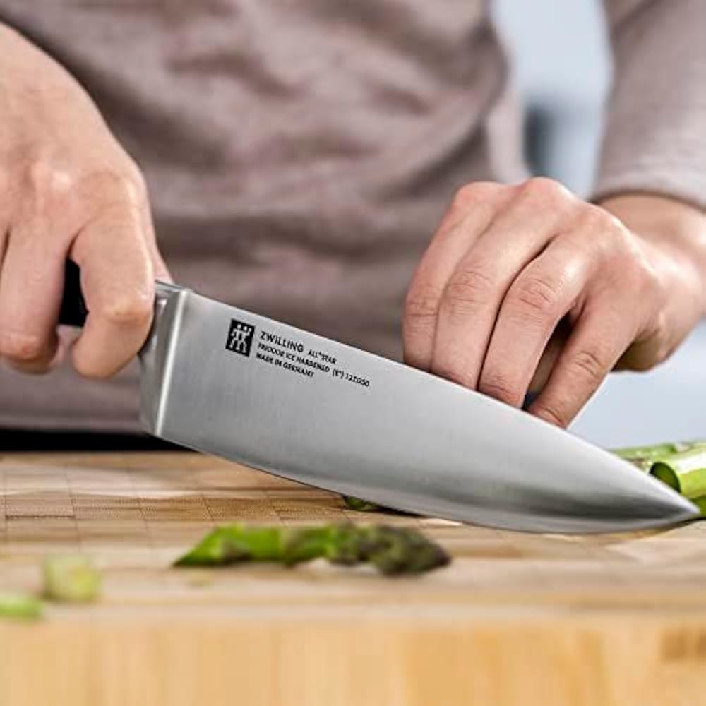 ZWILLING All Star 20.3cm(8인치) 셰프 나이프 캡 엔드 - 실버 Gold Matte 8 - 상세 이미지 2