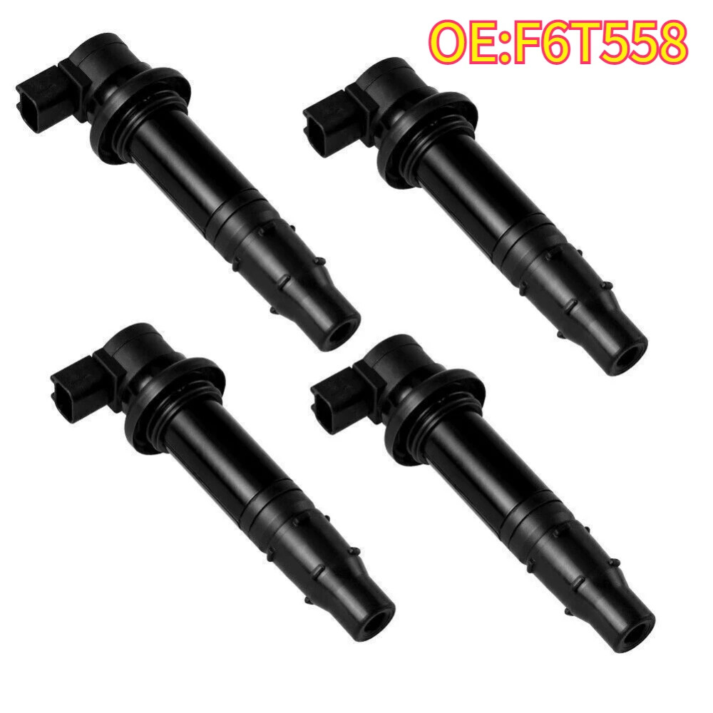 신 4개 세트 F6T558 점화 코일 야마하호환 YZF R1 R6 R6S VMX V Max 2002- FZ1 FZ8 RS SR Nytro 5VY-82310-00-00