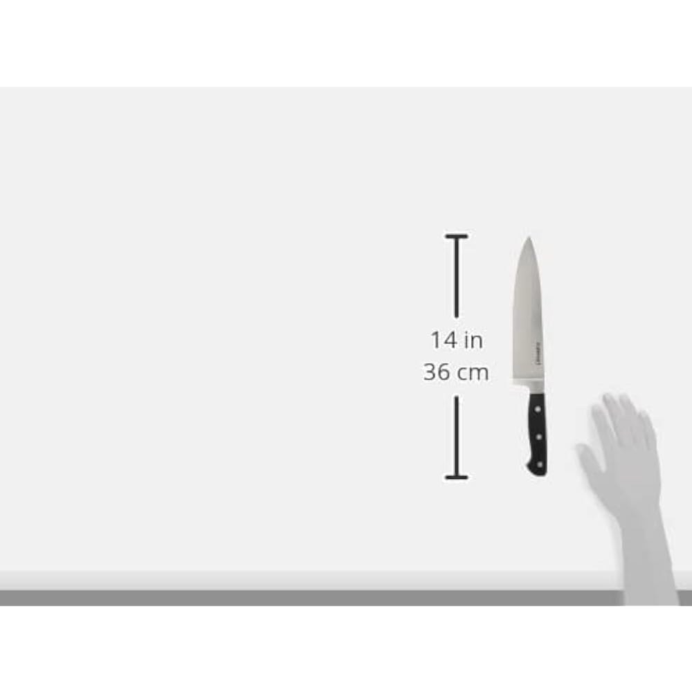 Cuisinart C77TR-8CF 트리플 리벳 컬렉션 20.3cm(8인치) 블랙 셰프 나이프, - 상세 이미지 2