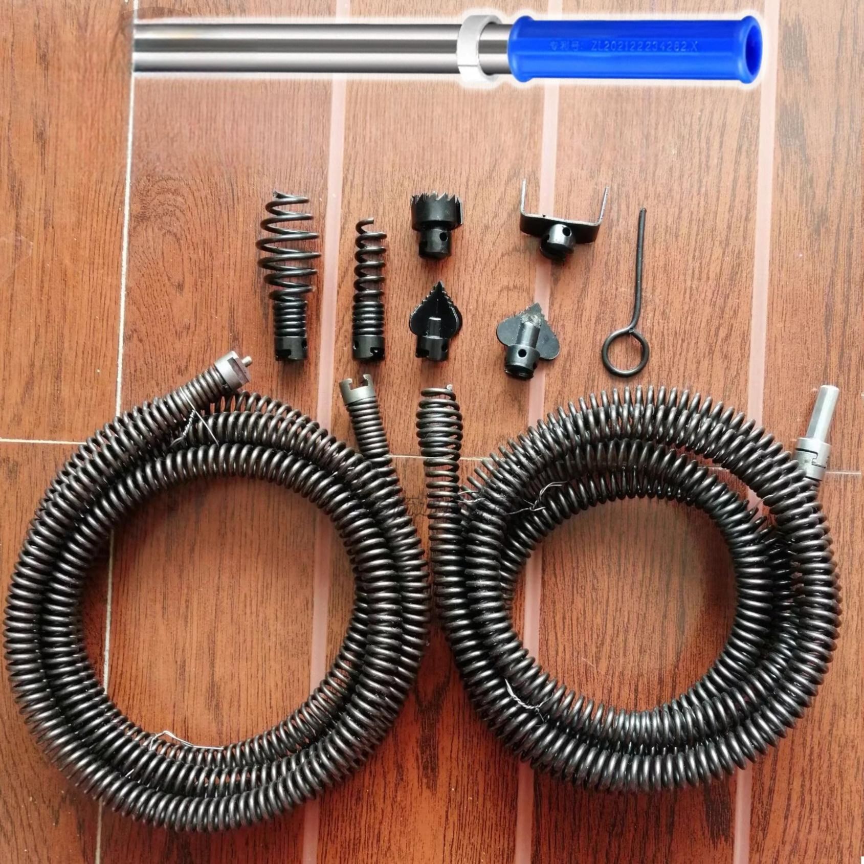 하수 프링 배관 청소기 뚫기 12mm 16mm 호환 뚫는 샤프트 전동 기계 와이어 - 상품 이미지