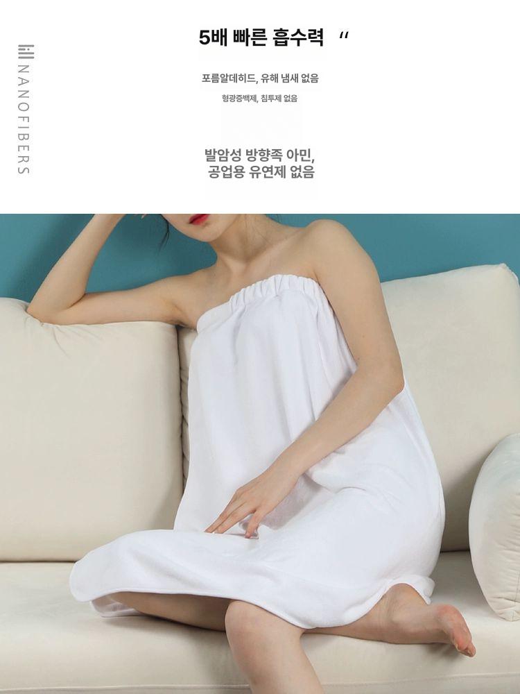 마사지가운 에스테틱 피부 두꺼운 목욕 타올 미용 실기 준비물 - 상세 이미지 4