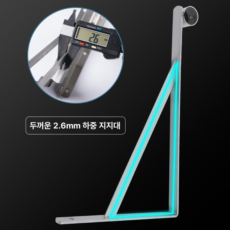 농업용 파이프 지주 튼튼한 스틸 레버형 손잡이 고추대 말뚝 지지대 하우스 파이프 뽑기 두꺼운 봉 2m + 단일 구멍 15cm 삼각대 규격 없음 - 상세 이미지 3