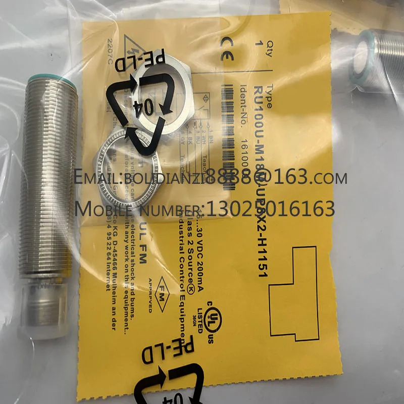 RU100U-M18M-LFX-H1151 오리지널 초음파 센서