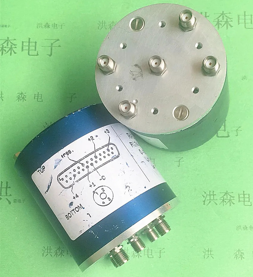 래디얼 R 574422405  DC-18GHz 12V RF SP4T SMA 마이크로파 동축 스위치