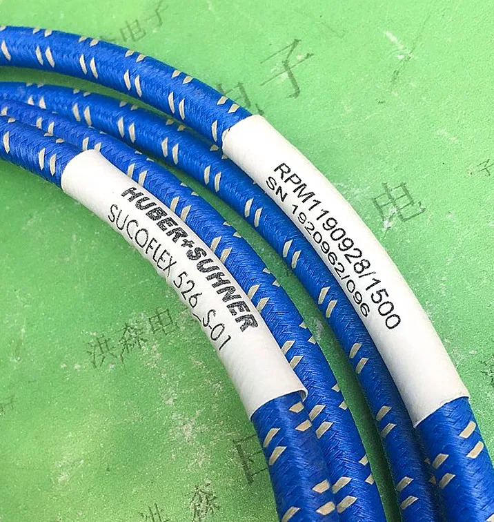 HUBER SUCOFLEX 526-S-01 수 RF 리퍼 케이블 라18G N SMA 3.5mm