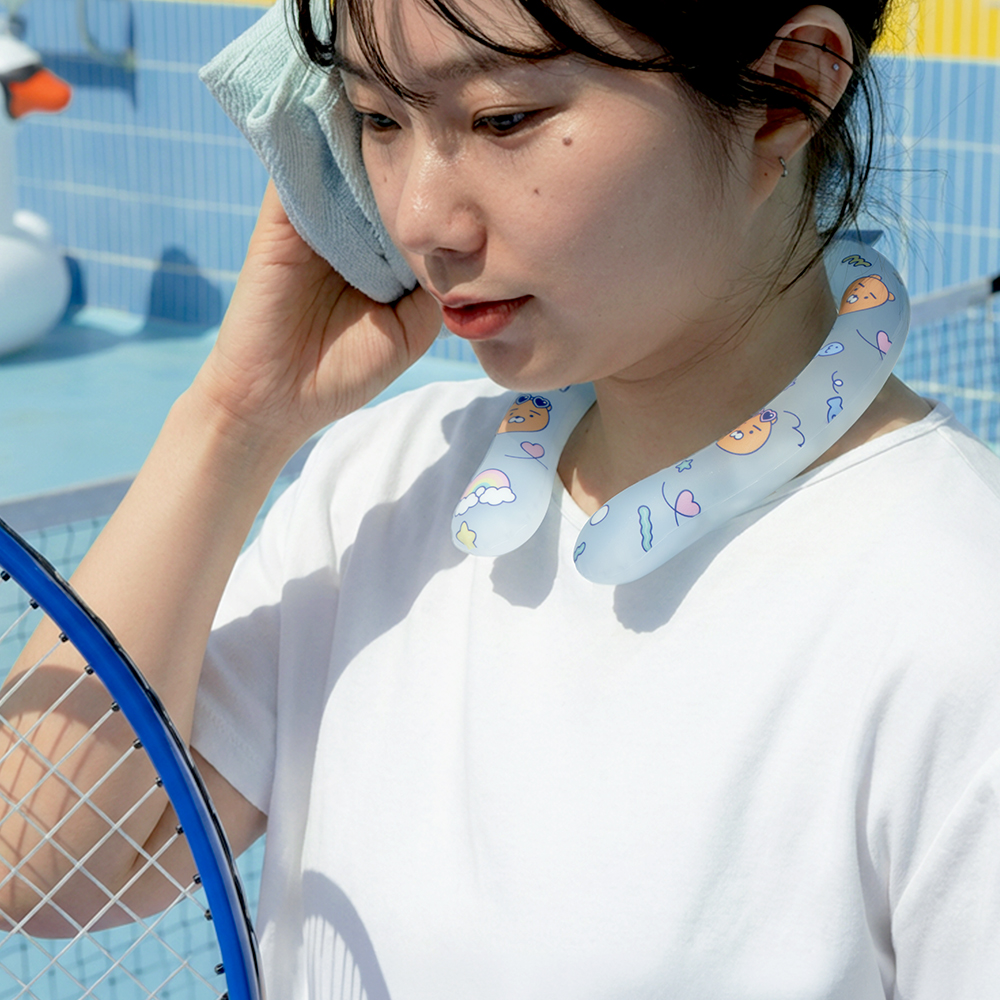 [N배송]카카오프렌즈 아이스 쿨링 넥쿨러 넥밴드 넥스카프 - 상세 이미지 4