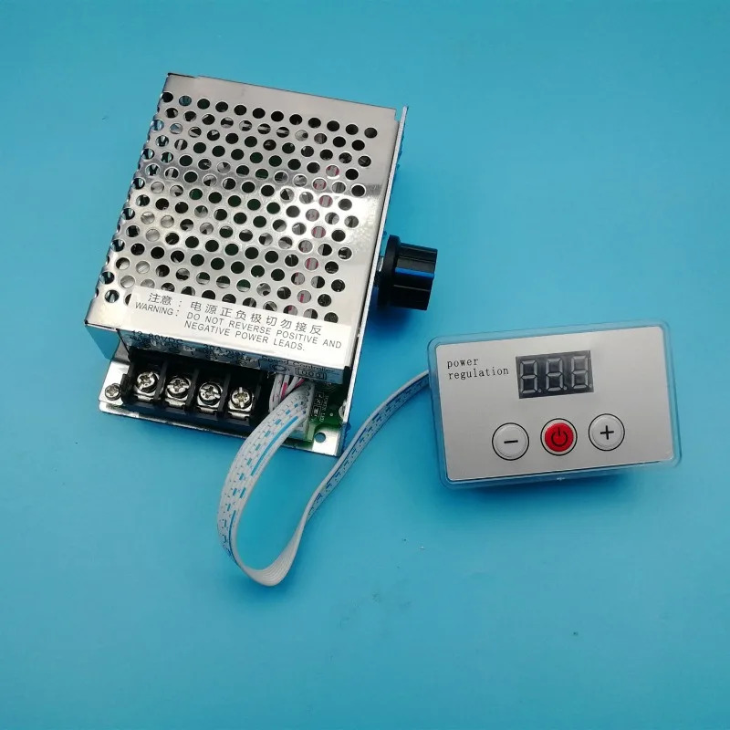 12V-80V 디지털 속도조절기 PWM DC 모터 30A 고출력노브 포함
