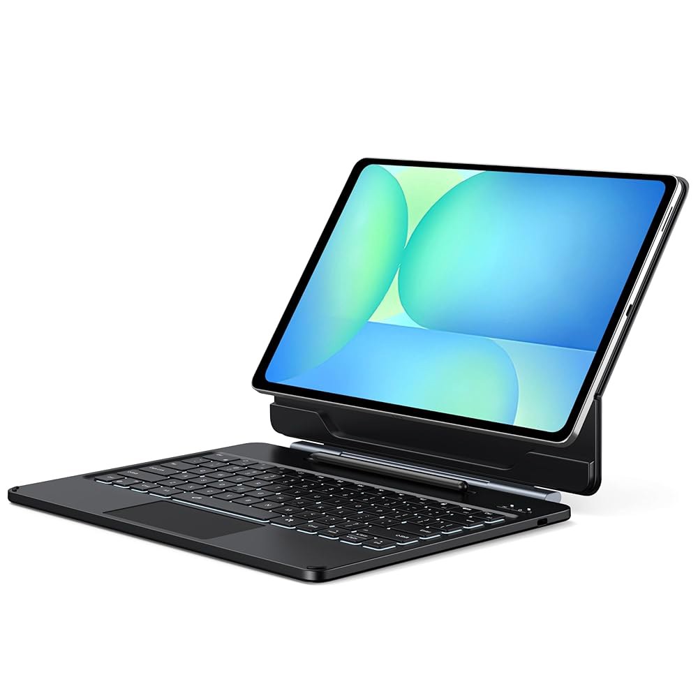 ORDA Keyboard Case for Samsung Floating Pen Plus S Stand S10 with Magnetic FE Backlight 13.1 Keys Ga - 상품 이미지