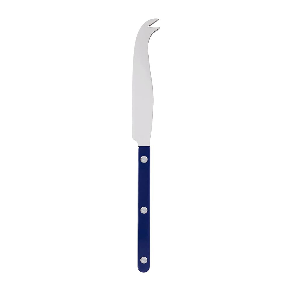 SABRE PARIS - 치즈 나이프 23.9cm(9.4인치) 사용 가능 및 스틸 비스트로 화려한 나일론 스테인리스 식기세척기 모든 마감 블루 네이비 컬렉션 Black - 상품 이미지