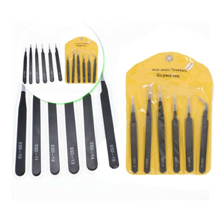 쌍문상회 협력사 쌍문상회 전자 부품 프라모델 정밀 핀셋 6종 세트 DD-10784