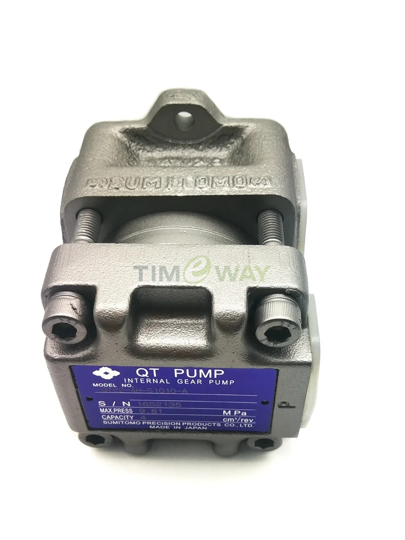 SUMITOMO 내부 기어 펌프 QT22-4H-S1010-A 유압 오일 S/N 0810754 압력 9.81MPa 4cm 3/rev QT