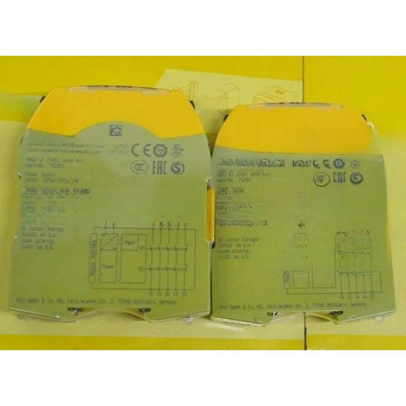 필츠PILZ 안전 릴레이 750107 PNOZ S7 24VDC 4n/o 1n/c 부품