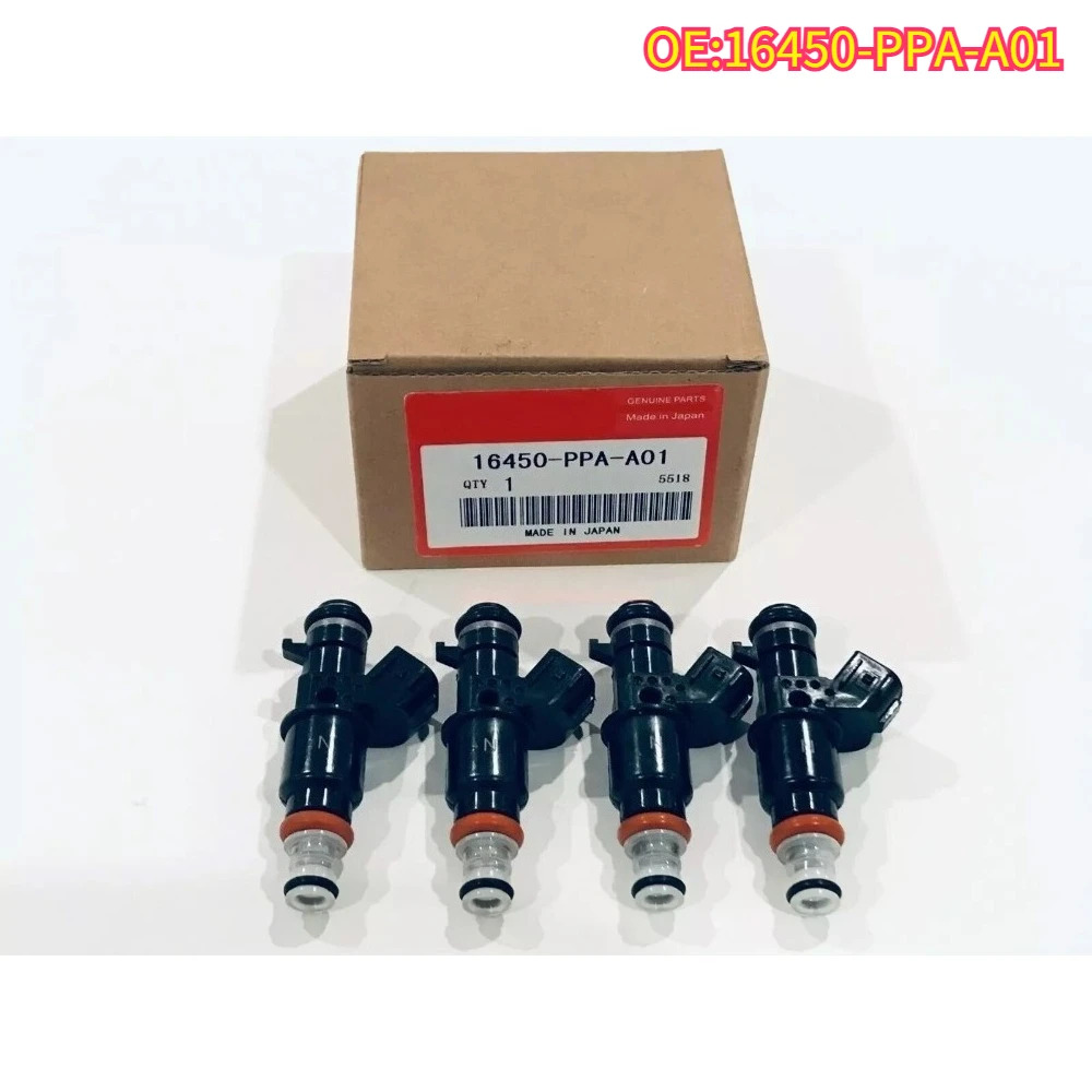 신 4PCS 16450-PPA-A01 인젝터 노즐 혼다호환 시빅 2.0L 2002-2005 CR-V 2.4L 2002-2004용