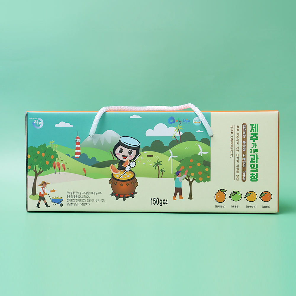제주가키운 4종 과일청 과일차 에이드 선물세트 - 상세 이미지 3