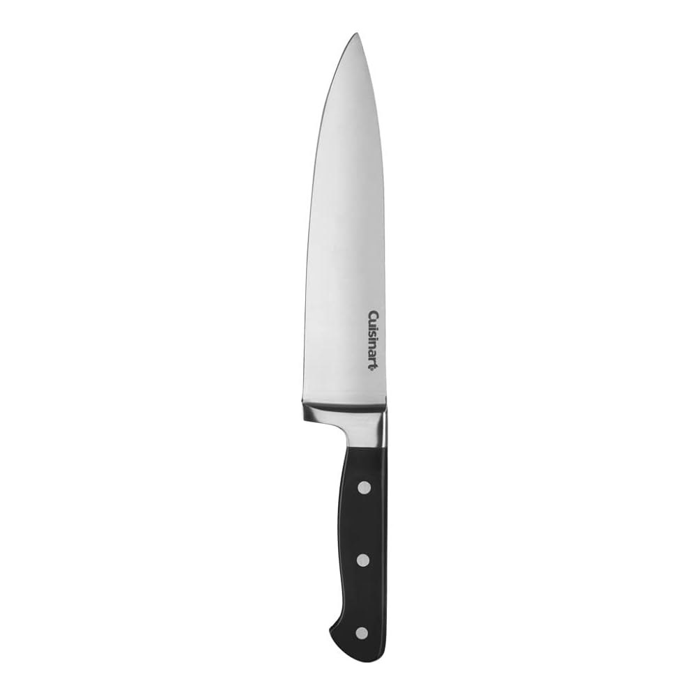 Cuisinart C77TR-8CF 트리플 리벳 컬렉션 20.3cm(8인치) 블랙 셰프 나이프, - 상품 이미지