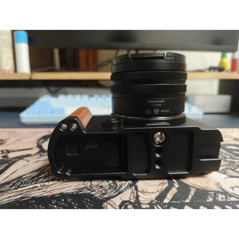 Panasonic lumix S9 부품 단단나무 손잡이 무게 50g 금속 베이스 플레이트 Akka 퀵 릴리스 보호 카메라
