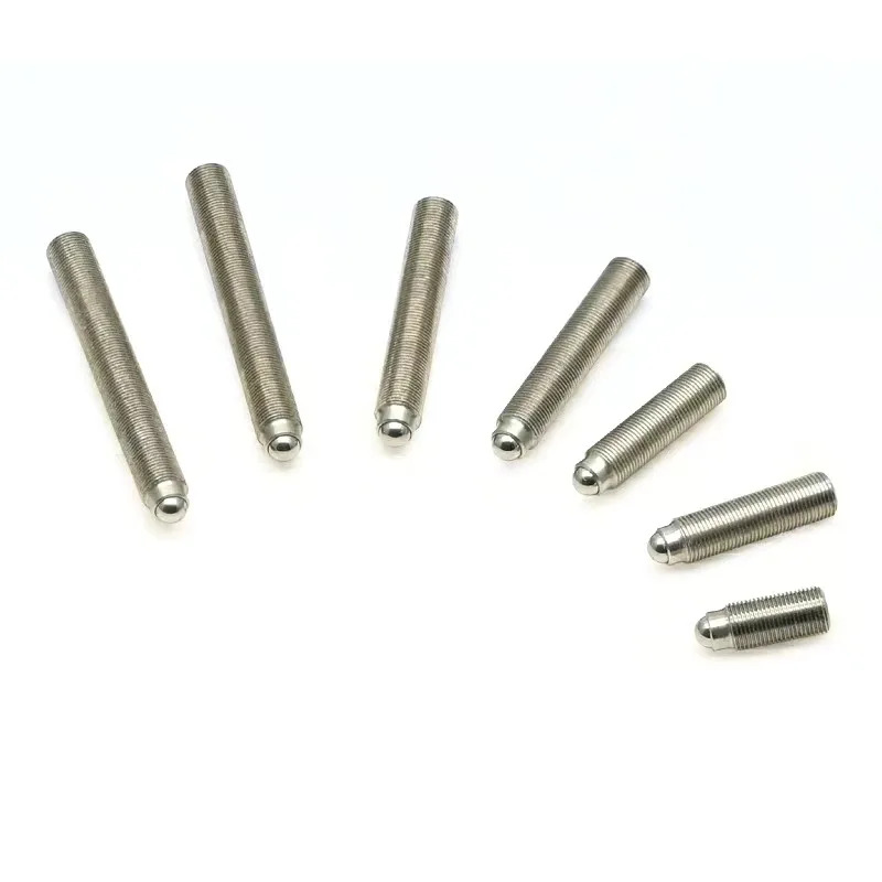 M3x0.25 스테인리스 정밀 미세 나사 조정 너트 쌍 나사봉