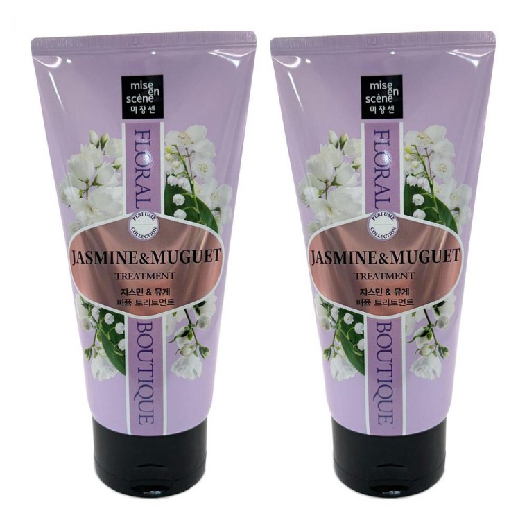미쟝센 플로럴 부띠끄 쟈스민 앤 뮤게 퍼퓸 트리트먼트 300ml 2개 - 상품 이미지