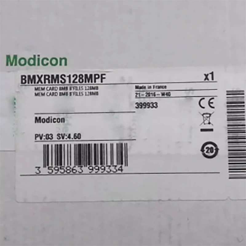 신품 원본 BMXRMS128MPF 메모리 카드 8Mb 파일 128Mb 오리지널 산업용