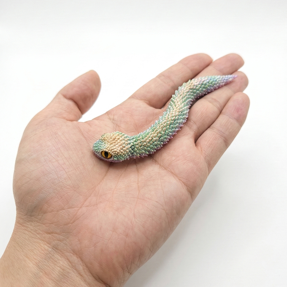 5종 1세트 베이비 뱀 인형 모형 3D프린터 피규어 자유관절 장난감 소품 선물용 - 상세 이미지 5