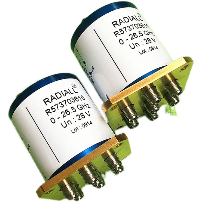 래디얼 R 573703610  SP6T 26.5GHz 28V 2.92mm RF 마이크로파 동축 스위치