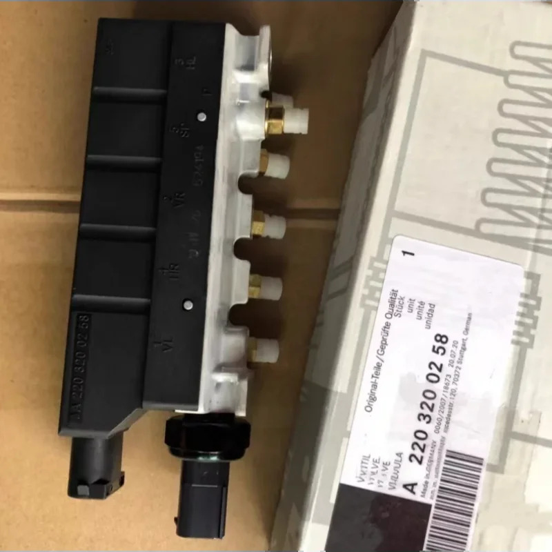 벤츠호환 W220 오리지널 알루미늄 시트 A22032000158 a 220 320 01 58 a220 00158 에어 서스펜션 컨트롤 밸브 블록