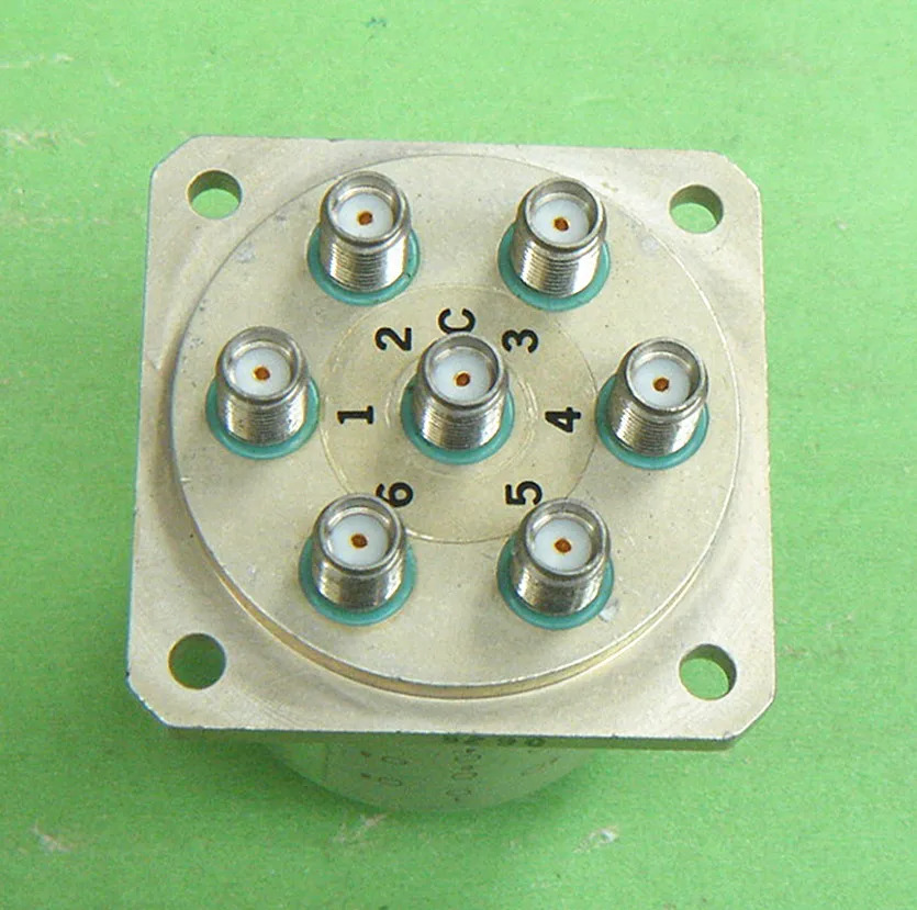 RLC SR-6C-D DC-18GHz 26.5GHZ 28V SP6T RF SMA 마이크로파 동축 스위치