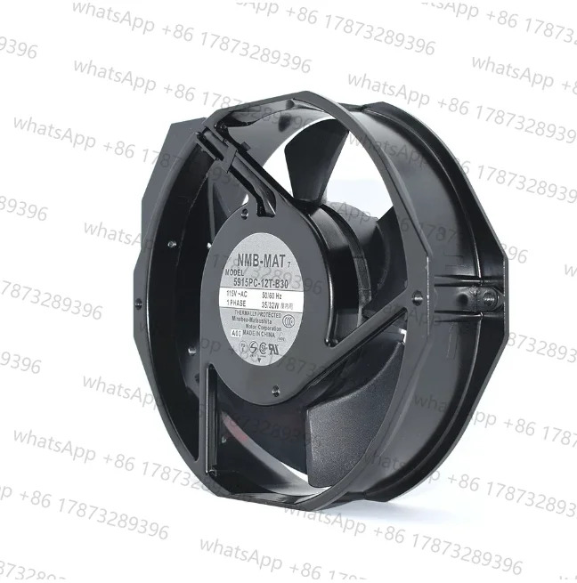 170x150x38MM 알루미늄프레임 냉각 5915PC-20T-B30 200V 5915PC-12T-B30 AC115V 35/32W NMB 삽입 기계 도구 쿨링팬 신