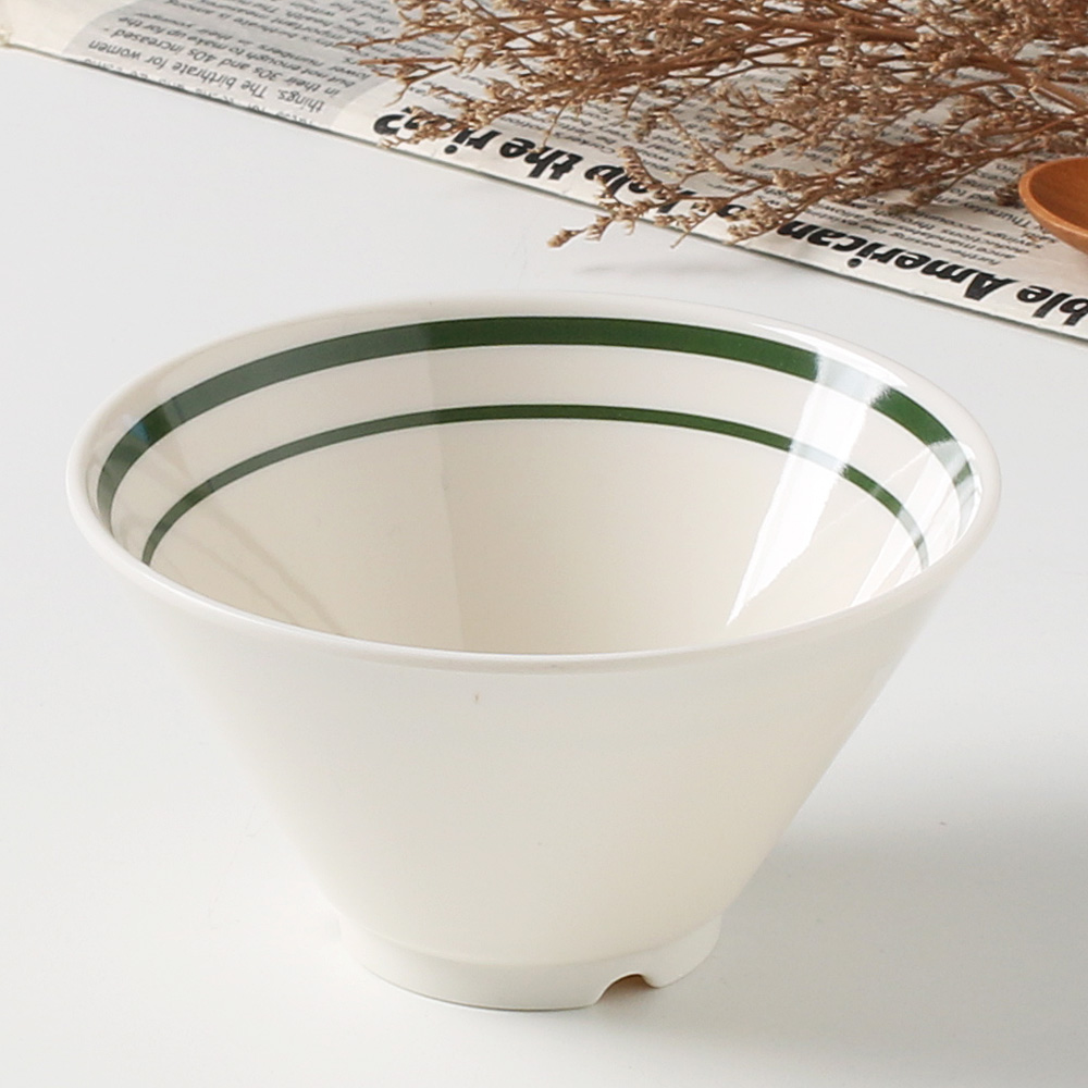 이스톤 멜라민 면기 라면 우동 국수 짜장면 짬뽕 비빔밥 그릇 12.7cm, 그린볼 - 상세 이미지 2