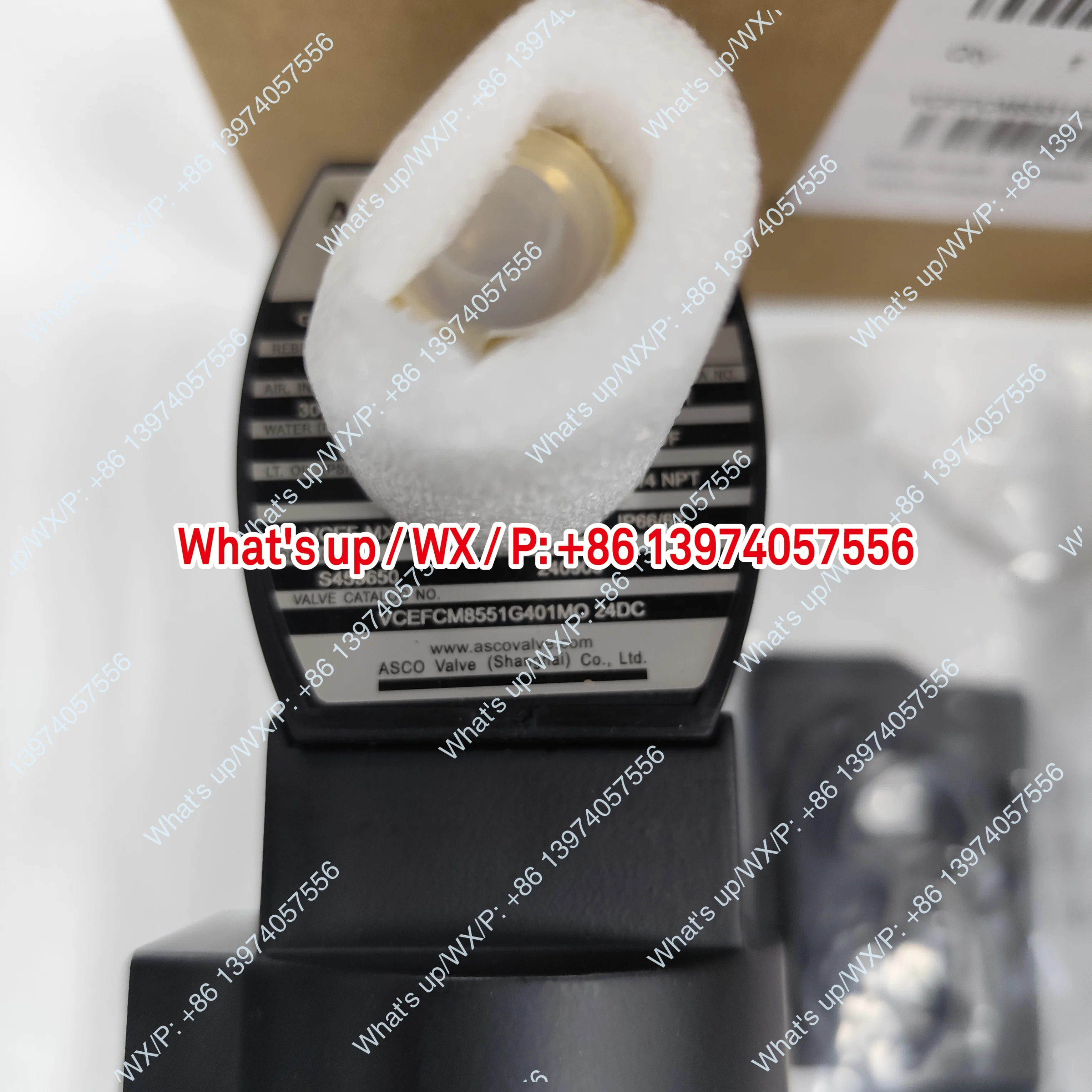 솔레노이드 밸브 VCEFCM8551G401MO 24VDC 캐스트 씰 방염 신품