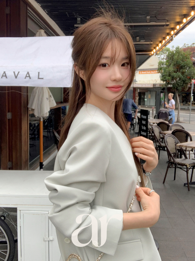 [자체제작] (MADE) 노카라 브이넥 허리 스트랩 자켓 jk3060 이미지 6