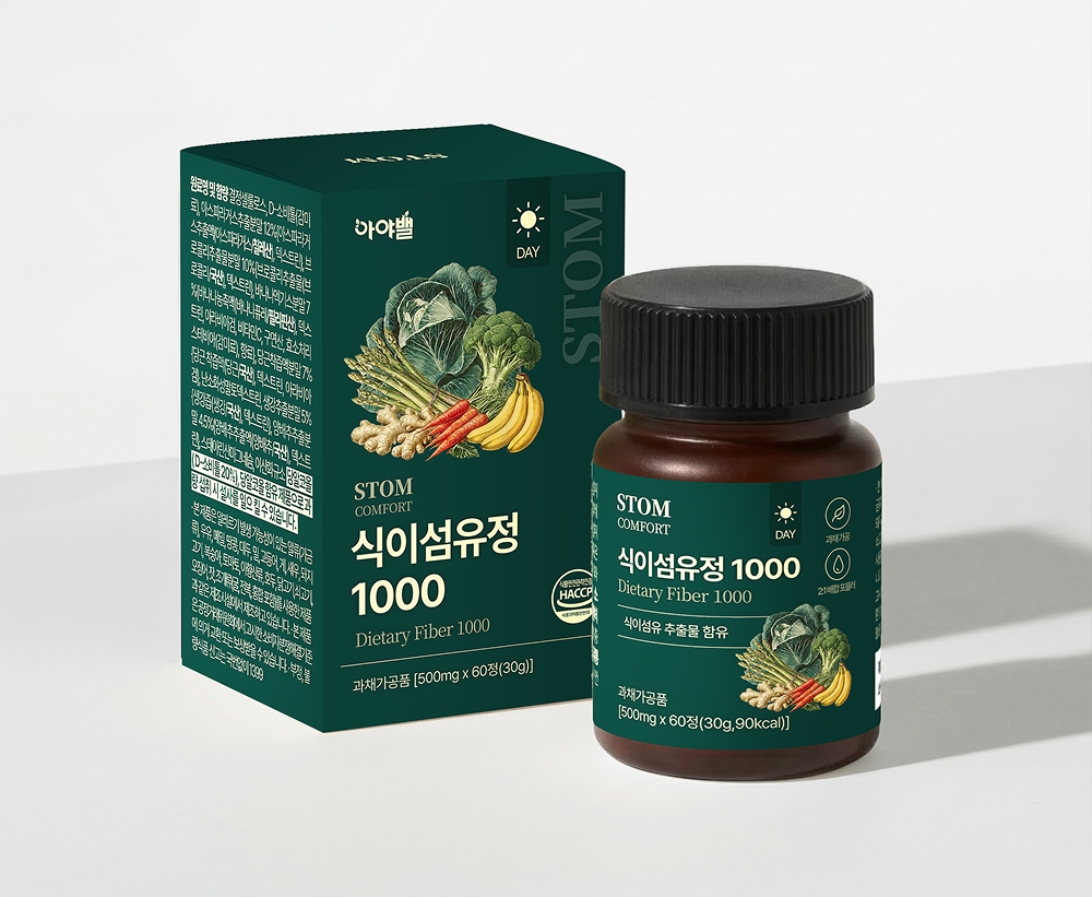 [STOM] 안성훈 식이섬유 닥터민스 식이섬유정1000 선물세트 (6개월분) 원산지:국산(충청북도) 이미지 2