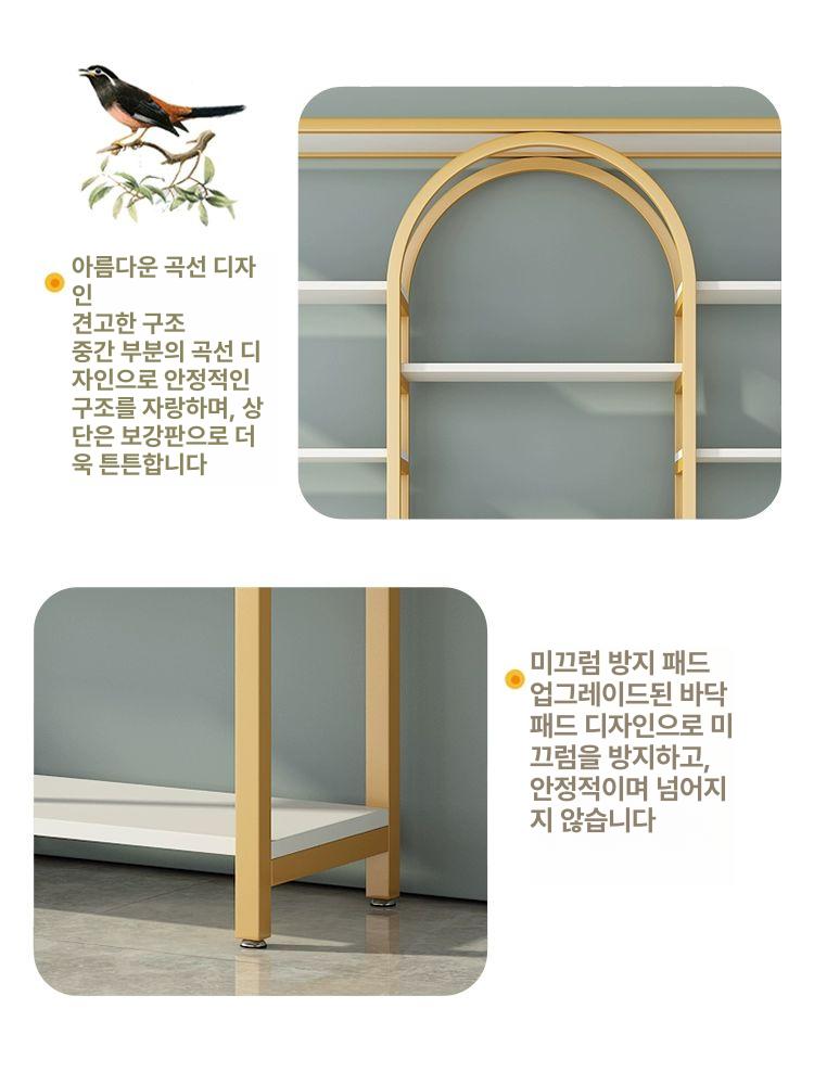 랙 매장 진열대 인테리어 유리 파이프 소품 철제 정리 경량랙 샘플 창고 고릴라랙 진열장 - 상세 이미지 3