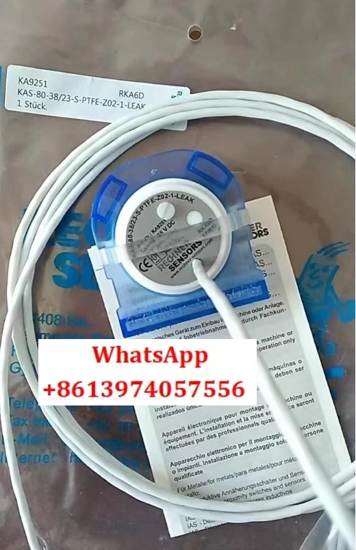 누출 센서 KAS-80-38/23-S-PTFE-Z02-1-LEAK/PNP 출력