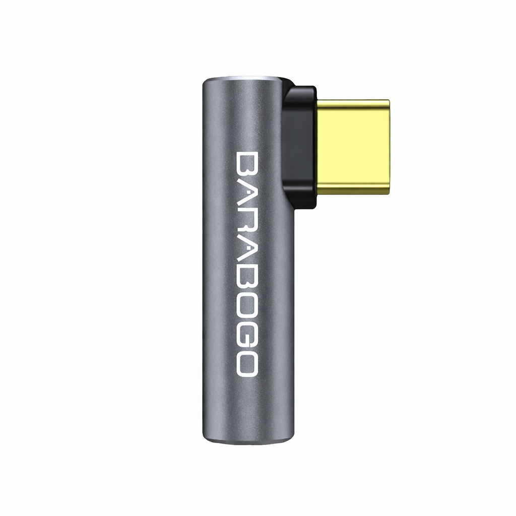 바라보고 ㄱ자형 C타입 3.5mm 이어폰 변환 젠더 DAC 오디오 B00 - 상세 이미지 3