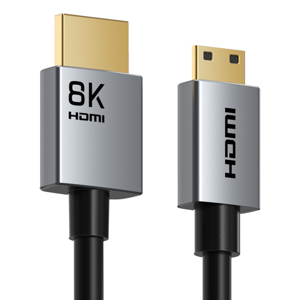 케이블타임 8K 60Hz Mini HDMI to HDMI 2.1 케이블 3m, 1개 - 상품 이미지