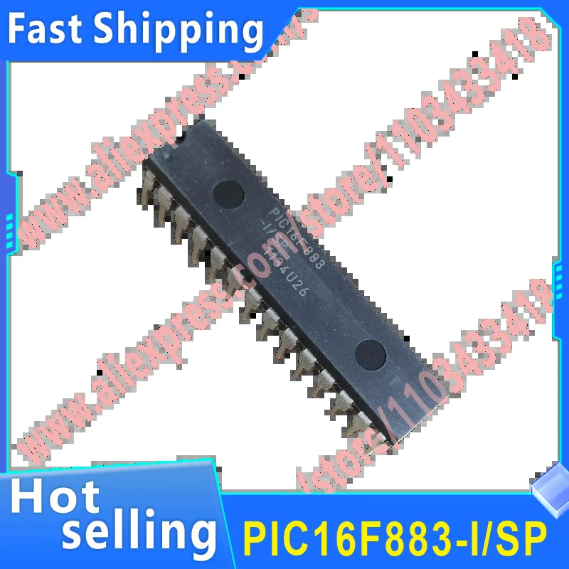 10PCS PIC16F883-I/SP PIC16F886-I/SP 마이크로 컨트롤러