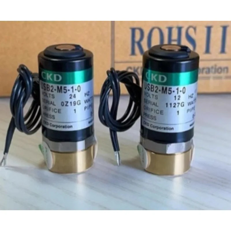 CKD 솔레노이드 밸브부품 USB2 M5 1/20 DC24V USG2 DC12V