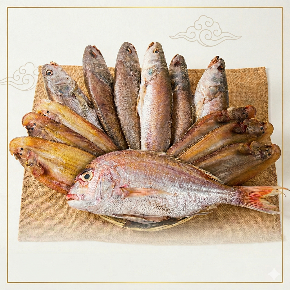삼천포 용궁수산시장 제수용 반건조 생선 - 상품 이미지