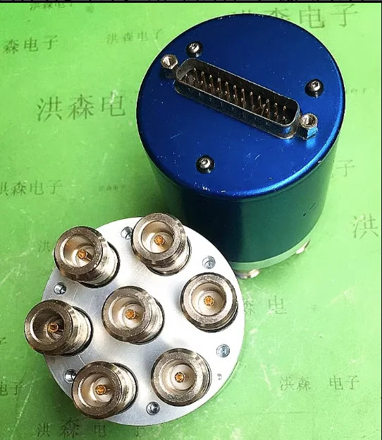 RADIALL R573102405 R57312260512V 0-12.4GHz SP4T SP6T N rf 동축 전원 스위치 R573102305 0-3GHz 12V SP3T