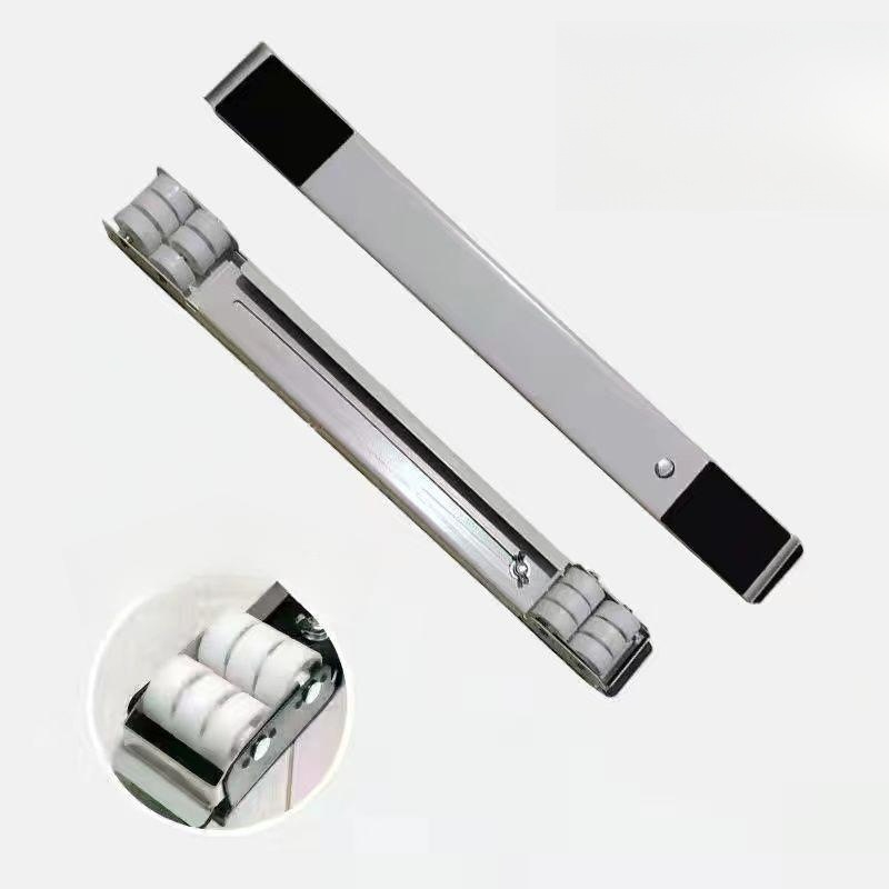 레일 이동 운반 옮기는 휠 A. 냉장고 기구 받침대 업그레이드 화이트 휠 확장 45-70cm - 상품 이미지