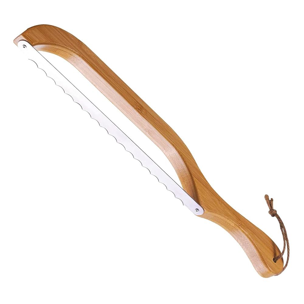 Recsrdce Bread Knive-39.6cm(15.6인치) 톱니 빵 나이프 리본 커버가 보호 사워도우 있는 얇게 수제 또는 디자인 - 데 블레이드 빵을 적합 자르는 - 상품 이미지