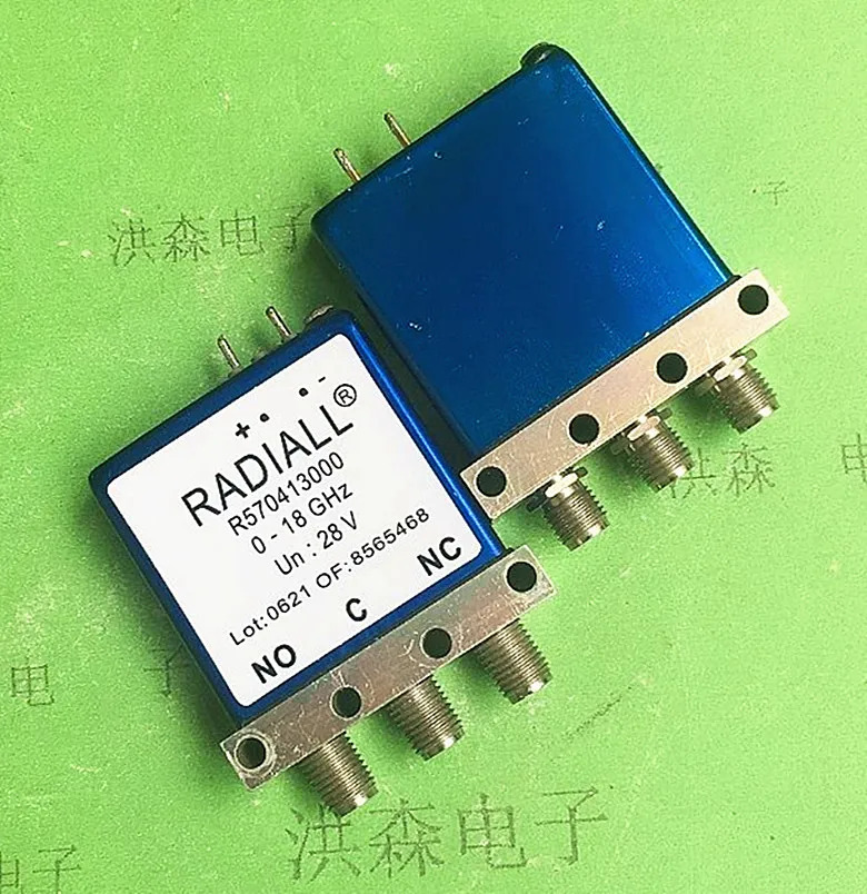 RADIALL RF SMA 고주파 동축 스위치 R570413000 18GHz 28V