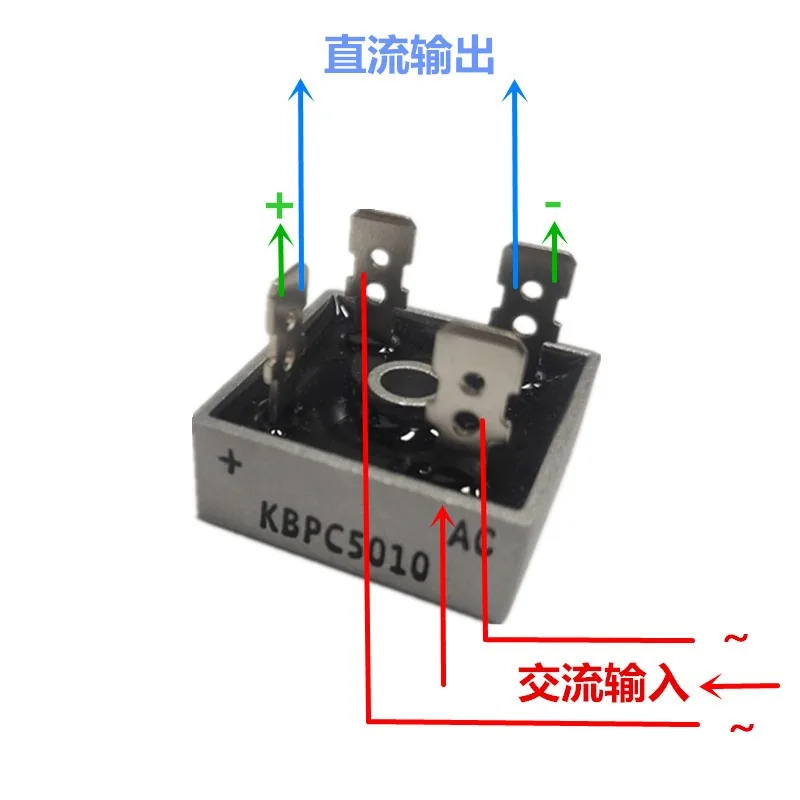 KBPC3510 단상 5010SKBPC3516 3상 정류기 브리지 스택 4핀 50A1000V1600 충전기