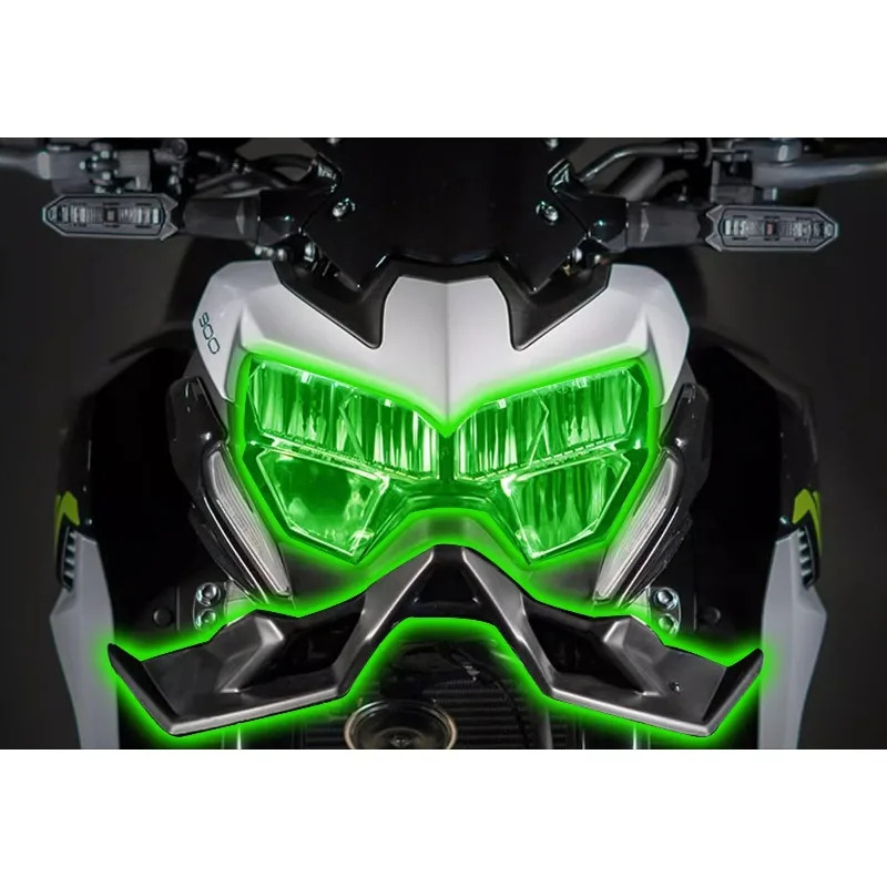 Z900 수정된 고정 바람 날개 20-24년 탄소 섬유 전면 하단 립 스포일러