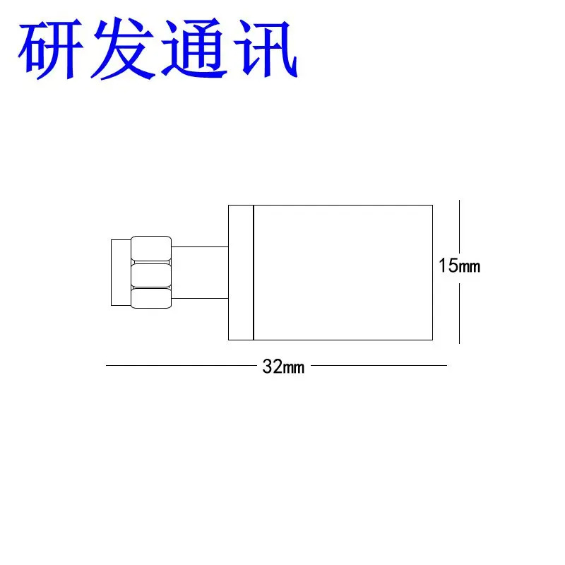 2W SMA 터미널 로드 50옴 플매트 카펫 러그 가상 DC-3/4/6GHz