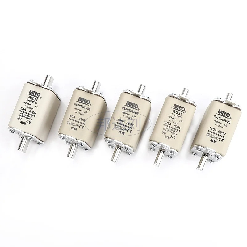 5개입 RS31 10A 16A 20A 25A 32A 40A 50A 63A 80A 100A 125A 150A 160A 180A 200A NC00 690V 퓨즈