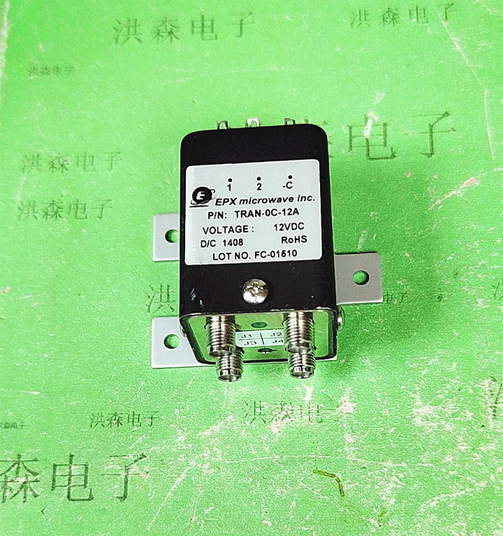 EPX TRAN-0C-12A 12V 12GHz SMA RF 마이크로파 동축 스위치