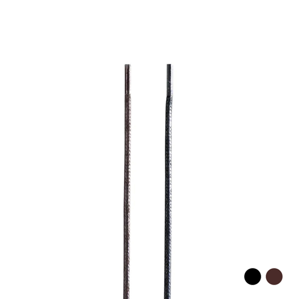 사피르 왁스 라운드 구두 끈 120cm / 미드컷 부츠 워커 운동화 신발끈 슈레이스 - 상품 이미지